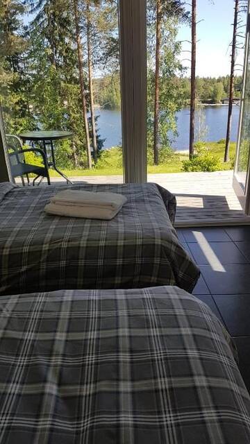 Фото номера Стандартный одноместный номер Отели типа «постель и завтрак» Varjola Holiday Center г. Лаукаа 18
